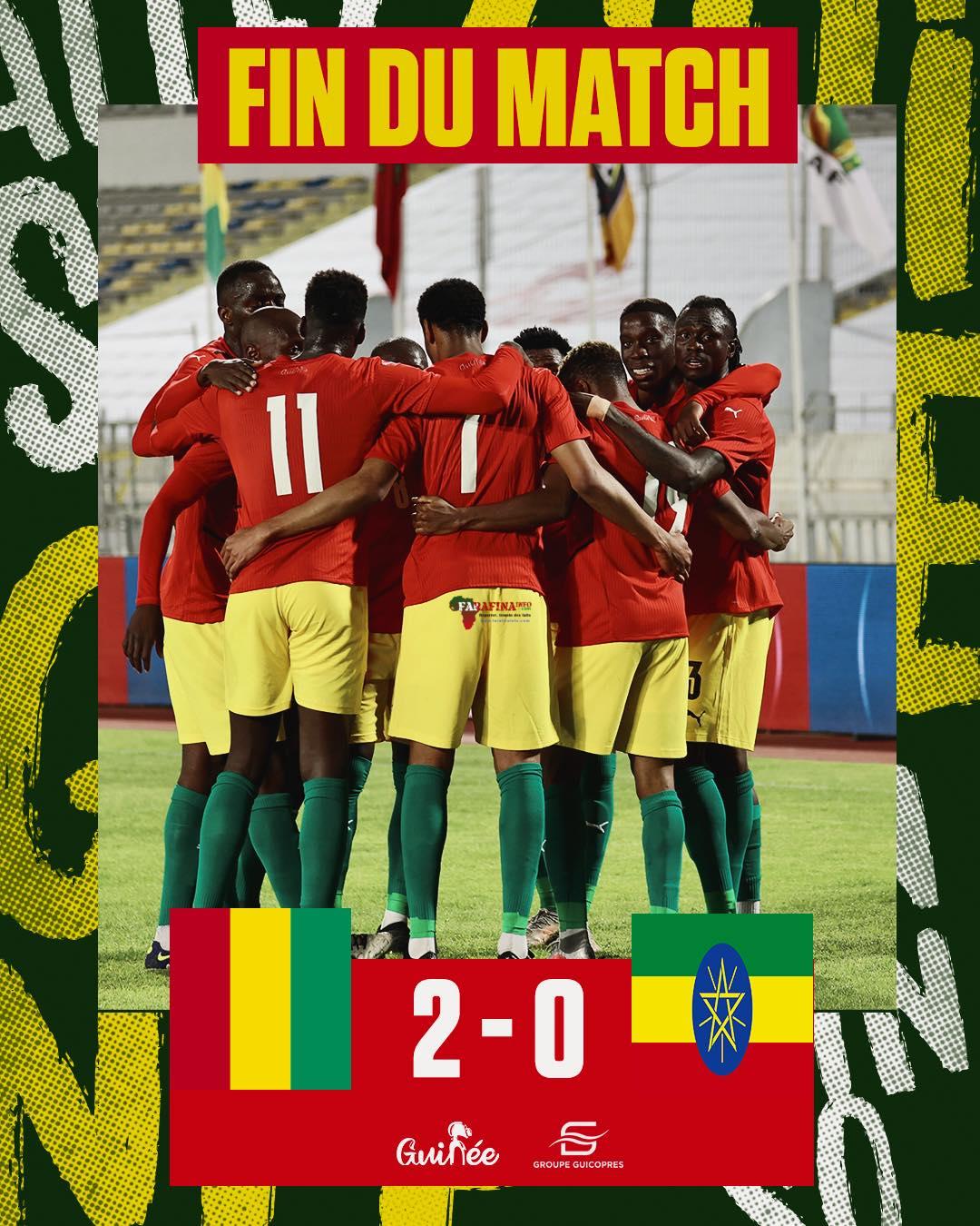 CAN 2024 En C Te D Ivoire La Guin E Ne Tremble Pas Face L Ethiopie   Guinee 